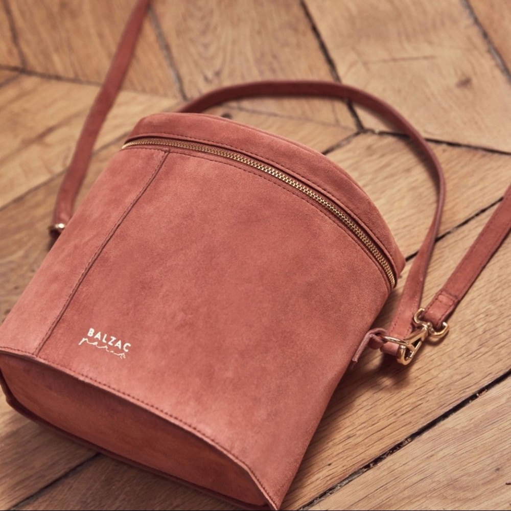 Balzac Paris Suede Bucket Bag (like Sézane)